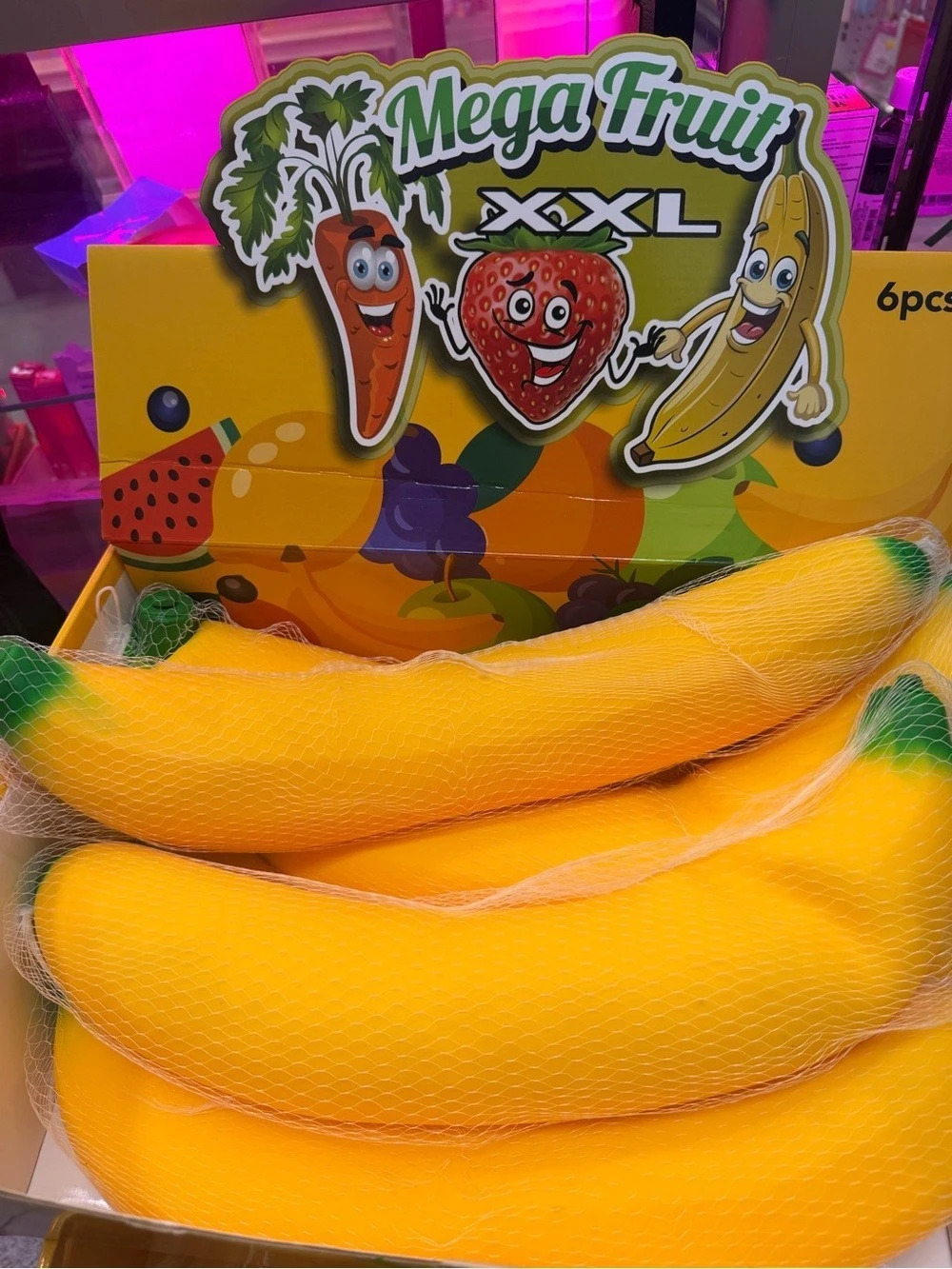 King Fun Mega Fruit XXL Squishy Banana Toy